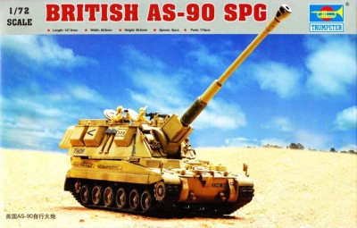 TRUMPETER 07221 1:72 British AS-90 SPG