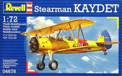 REVELL 04676 1:72 Training biplane Stearman PT-17 Kaydet