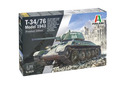 ITALERI 6570 1:35 T-34/76 Model 1943 Early Version Premium Edition