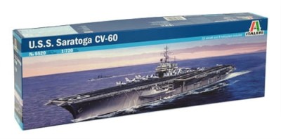 ITALERI 5520 1:720 USS Saratoga CV-60