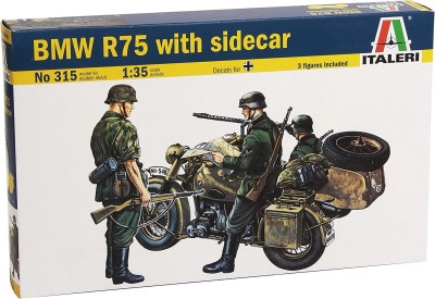 ITALERI 0315 1:35 BMW R75 WITH SIDE CAR