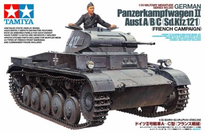 TAMIYA 35292 1:35 German Panzerkampfwagen II Ausf.A/B/C (Sd.Kfz.121)