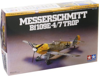 TAMIYA 60755 1:72 Messerschmitt Bf109E-4/7 Trop