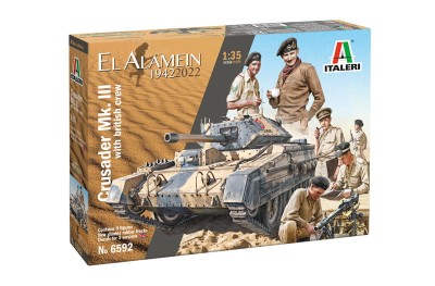 ITALERI 6592 1:35 Crusader Mk. III with British Crew
