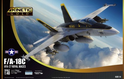 KINETIC 48114 1:48 F/A-18C VFA-27 Royal Maces