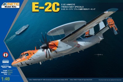 KINETIC 48122 1:48 E-2C Hawkeye French Navy Specials