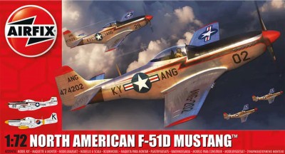 AIRFIX 02047A 1:72 North American F-51D Mustang