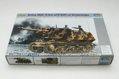 TRUMPETER 00353 1:35 German 39(H) 10.5cm LeFH18(Sf) auf Geschutzwagen