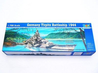 TRUMPETER 05712 1:700 Germany Tirpitz Battleship 1944