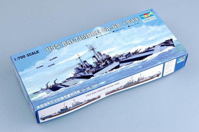 TRUMPETER 05725 1:700 USS Baltimore CA-68 version 1944