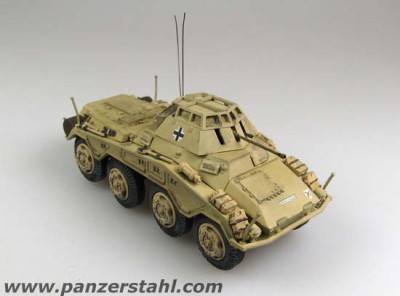 PANZERSTAHL 88011 1:72 Sd.Kfz.234/1 - 6.Pz.Div.1945 [Die-Cast]