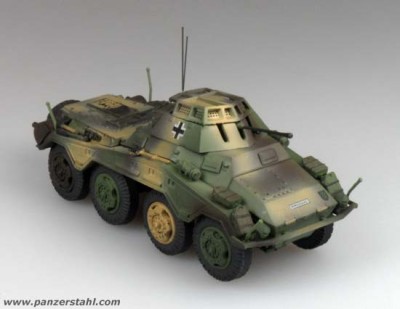 PANZERSTAHL 88012 1:72 Sd.Kfz.234/1 - 4.Pz.Div.1945 [Die-Cast]