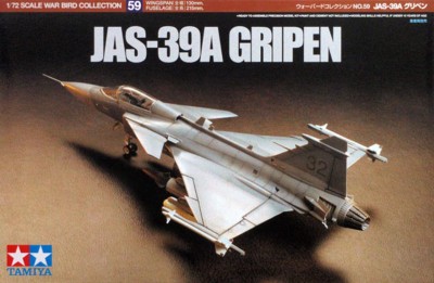 TAMIYA 60759 1:72 JAS-39A GRIPEN 