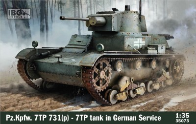 IBG 35073 1:35 Pz.Kpfw. 7TP 731(p) - 7TP tank in German Service