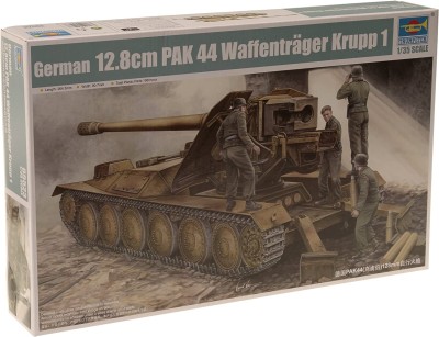 TRUMPETER 05523 1:35 German 12.8cm PAK 44 Waffentrager Krupp 1