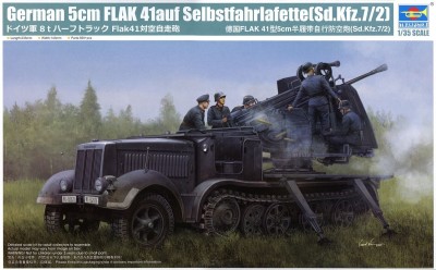 TRUMPETER 09513 1:35 German 5cm FLAK 41auf Selbstfahrlafette (Sd.Kfz.7/2)