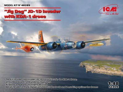 ICM 48289 1:48 "Jig Dog" JD-1D Invader with KDA-1 drone