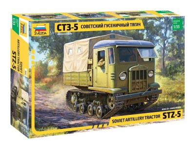 ZVEZDA 3663 1:35 STZ-5 Soviet Artillery Tractor