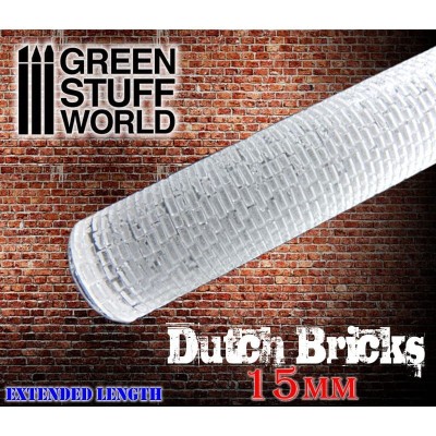 GSW 1626 ROLLING PIN dutch bricks 15mm