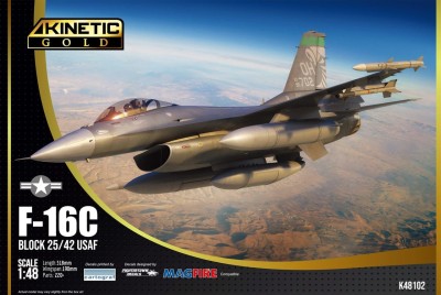 KINETIC 48102 1:48 F-16C Block 25/42 USAF