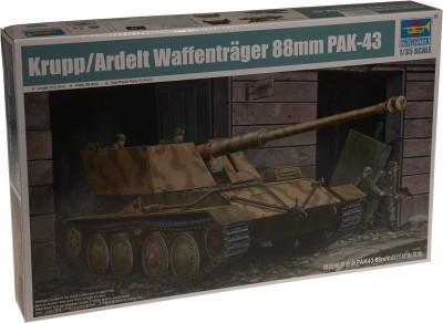 TRUMPETER 01587 1:35 Krupp / Ardelt Waffentrager 88 mm PAK-43
