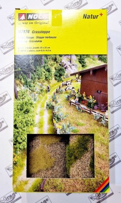 NOCH 07474 Mata Trawiasta Natur+ "Trawiasty step" (SET 2pcs)