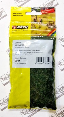 NOCH 08364 TRAWA STATYCZNA 4mm 20g Medium Green