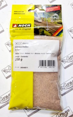 NOCH 09172 Ballast 250g - Brown (kamienie)