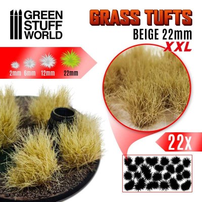 GSW 11450 Grass TUFTS XXL 22mm - Beige (trawki samoprzylepne) 