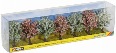 NOCH 25092 Zestaw Drzewek Owocowych Kwitnących [SET 7pcs] (8cm) 