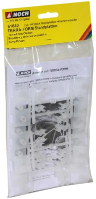NOCH 61640 Base Plates and Clamps 40 pcs (do łączenia konstrukcji) 