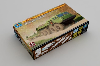 TRUMPETER 01089 1:35 MAZ-545 Transporter with CHMZAP-5247G Semi-trailer