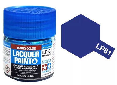 TAMIYA 82181 LP-81 Blue for Toning (Mixing Blue) (Lacquer) 10ml 