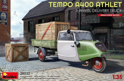 MINIART 38032 1:35 Tempo A400 Athlet 3-Wheel Delivery Truck