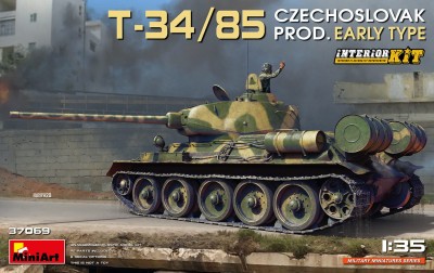 MINIART 37069 1:35 T-34/85 Czechoslovak Prod. Early Type. [INTERIOR KIT]