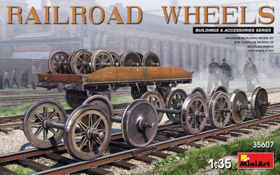 MINIART 35607 1:35 Railroad Wheels