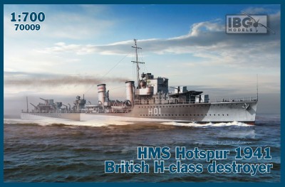 IBG 70009 1:700 HMS Hotspur 1941 British H-class destroyer