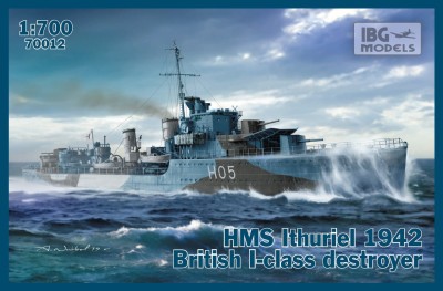IBG 70012 1:700 HMS Ithuriel 1942 British I-class destroyer