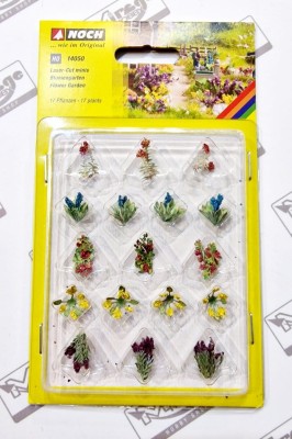 NOCH 14050 Laser-Cut minis+ - Ogród z kwiatami (op. 17szt)