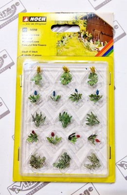 NOCH 14056 Laser-Cut minis+ - Polne i Dzikie Kwiaty (op. 17szt)