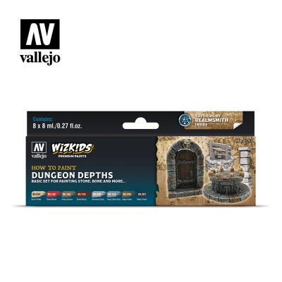 VALLEJO 80251 Wizkids: Dungeon Dephts [PAINT SET]