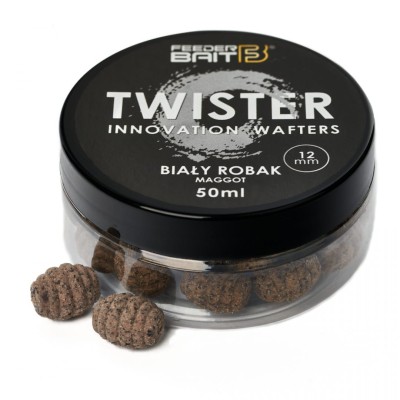 DUMBELLS FEEDER BAIT TWISTER Wafters 12mm MAGGOT (biały robak) 50ml (FB30-5) #292809