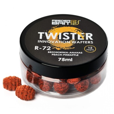 DUMBELLS FEEDER BAIT TWISTER Wafters 12mm R-72 (brzoskwinia & ananas) 50ml (FB30-6) #292793