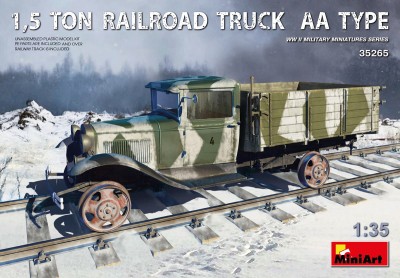 MINIART 35265 1:35 1,5 Ton Railroad Truck AA Type
