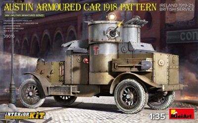 MINIART 39016 1:35 Austin Armoured Car 1918 Pattern Ireland 1919-21s British Service [INTERIOR KIT]
