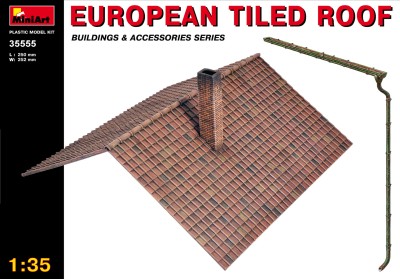 MINIART 35555 1:35 European Tiled Roof