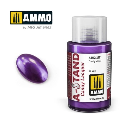 AMMO 2461 A-STAND Candy Lacquer - Candy Violet 30ml