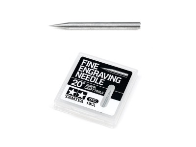 TAMIYA 74148 Fine Engraving Needle 20° (rylec grawerski igłowy)