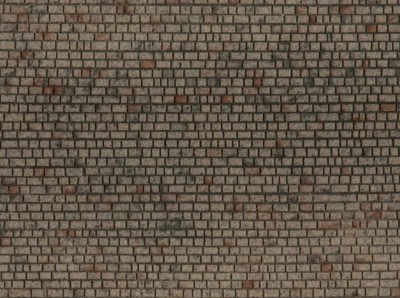 NOCH 60372 Arkusz strukturalny 3D 28x10cm - Ashlar Masonry