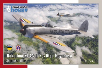 SPECIAL HOBBY 72479 1:72 Nakajima Ki-43-II Ko/Otsu Hayabusa 'Japan's allies'